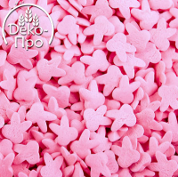 Посыпка "Зайчики розовые большие" 50 гр (фасовка ИМ) tp63155