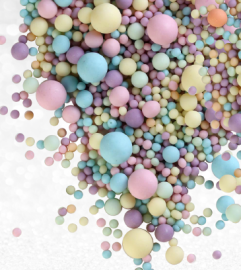 Драже зерновое в глазури ЖЕМЧУГ(голуб,желт,роз,изумруд,сирень) матовый #295м, 50 гр (фасовка ИМ)