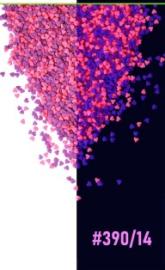 Посыпка сахарная декоративная СЕРДЕЧКИ мини НЕОН (ультрафиолет, розовый) "ФБ" #390/14 (1,5кг*6шт)