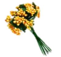 Застежки-Цветы желтые, (1 букет*12 шт), арт.LC13183