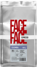 Кофе Face to Face "COLOMBIA" в зернах, 1 кг