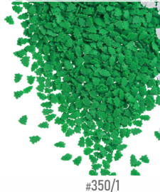 Посыпка сахарная декоративная "Елочки" (изумрудные) #350/1, 1,5 кг*6 шт