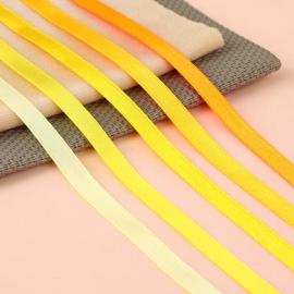 Набор атласных лент, 5 шт, Желтый спектр, 6 мм*23 м, арт.2611796