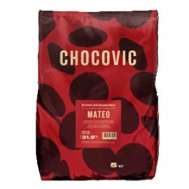 Шоколадная масса молочная Chocovic МАТЕО (31,9%), код CHM-T13CHVC-25B, 5 кг*
