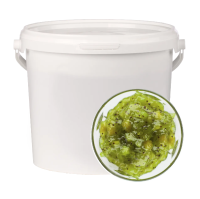 Начинка КС «Из Киви и крыжовника с чиа» 30 % т/с, (19/133) кусочки 1-1,5 см ведро 5 кг