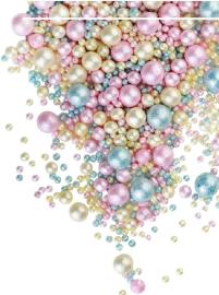 Драже зерновое в глазури БЛЕСК НЕЖНЫЙ (Лазур,роз,ванил) 3х разм #815 50 гр (фасовка ИМ)