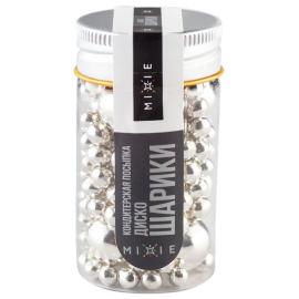 Посыпка фирменная MIXIE "Диско-шарики" Серебро 45 гр