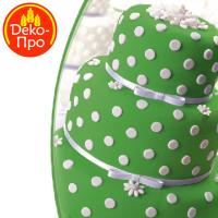 Мастика сахарная ванильная зеленая 600 г, арт. 35930