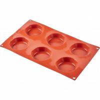 Форма силиконовая ТОРТИНКА, 6 фигур d68 * h17 мм Форма силиконовая ТОРТИНКА, 6 фигур d68 * h17 мм