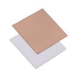 Подложка для торта квадратная (золото, белая) 22*22 см толщ. 1,5 мм, арт.п 1,5-220*220 ПЗБ