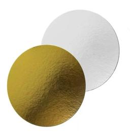 Подложка 3,2 мм Круг D-180 мм, Золото/Жемчуг (25 шт./уп)