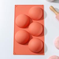 Форма для выпечки "Полусфера" 29,5*17 см, 5 яч.d=8см, арт.3800925