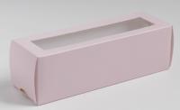Коробка для макарун «Розовая», 5,5* 18*5,5 см, арт. 7429283