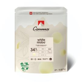Шоколад белый White Niobo (34% какао), код CHW-O050NIBOE6-Z72, 5 кг КАРМА, Швейцария