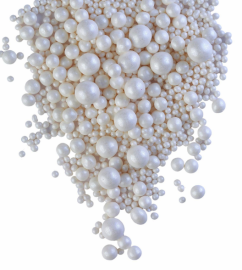 Драже зерновое в глазури ЖЕМЧУГ белоснежный (микс) "ФБ" #254, 50 гр (фасовка ИМ)