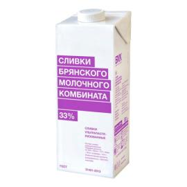 Сливки БМК ультрапаст. 33%, 1л