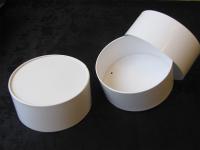 Упаковка "Шайба" D-16.5 H-6 см, белая, шт