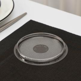 Дно для контейнера ПР-Т-85Д, круглый, крышка, d11 см, цвет прозрачный, арт.3305328