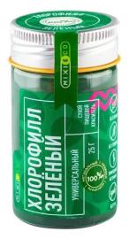 Краситель сухой натуральный MIXIE Хлорофилл зеленый, 25 гр