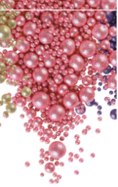 Драже зерновое в глазури БЛЕСК Розовый (3х разм), #752 (1,5кг)