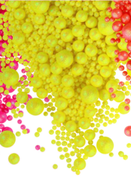 Драже зерновое в глазури БЛЕСК Лимонный (3х разм) "ФБ" #830 50 гр (фасовка ИМ)