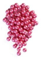 Драже зерновое в глазури 12-13 мм ЖЕМЧУГ малиновый "ФБ" #221 (1,5кг)