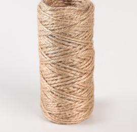 Шпагат джутовый d=1,5 мм, 30 м, скрученный, цвет натуральный, арт.4312256