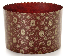 Форма для куличей 70*85 ХВ ЯЙЦО КОРИЧНЕВОЕ, арт.P70/85 (2000/133) шт