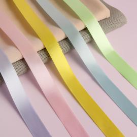 Набор атласных лент, 5 шт "Нежный", 20 мм*23 м, арт.3758790