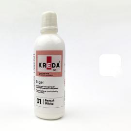 Краситель S-gel 01 гелевый в/р «Белый», 80 мл (уп/6шт.)