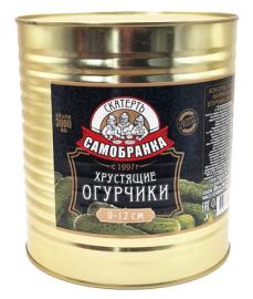 Огурчики "С-С" 9-12см марин. хр. ж/б 3000мл (уп/4шт) Россия