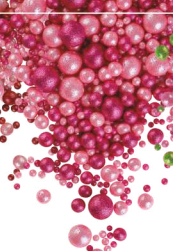 Драже зерновое в глазури БЛЕСК Розовый, фуксия (3х разм), #760 (1,5кг)