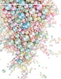 Драже зерновое в глазури БЛЕСК НЕЖНЫЙ Лаз,мят,ван,бел,пуд,роз (3х разм), #808 (1,5кг*6шт)