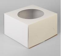 Кондитерская упаковка с окном, 30*30*19 см