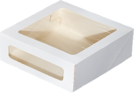Упаковка ForGenika CAKE II Window White 180*180*100 мм