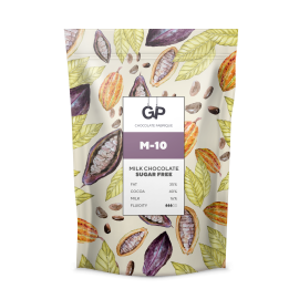 Шоколад молочный М-10 БЕЗ САХАРА, 0,5 кг GP