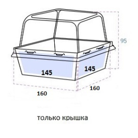 Крышка купольная для упаковки OSQ SmartPack 900 178*178*56мм