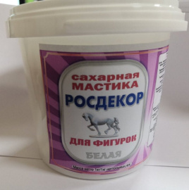 Мастика "Росдекор" Белая "Цветочная"  (1 кг)