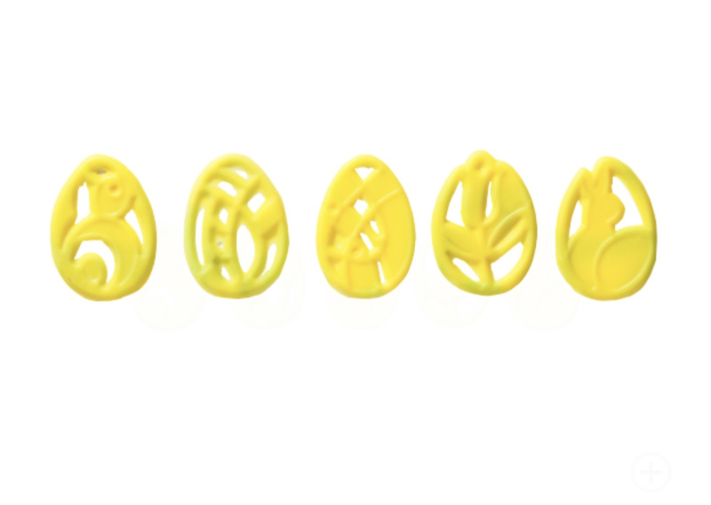 Глазурь цветная "Mona Lisa" Пасхальный декор желтый (40*29мм)