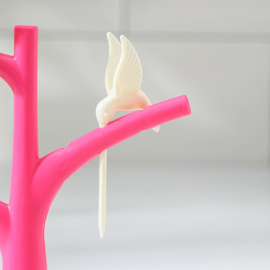 Набор для канапе «Птицы», на подставке, 6 шпажек, цвет МИКС, арт. 828119